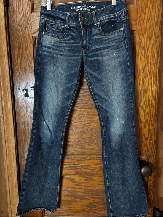 American Eagle Outfitters Denim - Y2K Lowrise American Eagle Dark Wash Bootcut Jeans